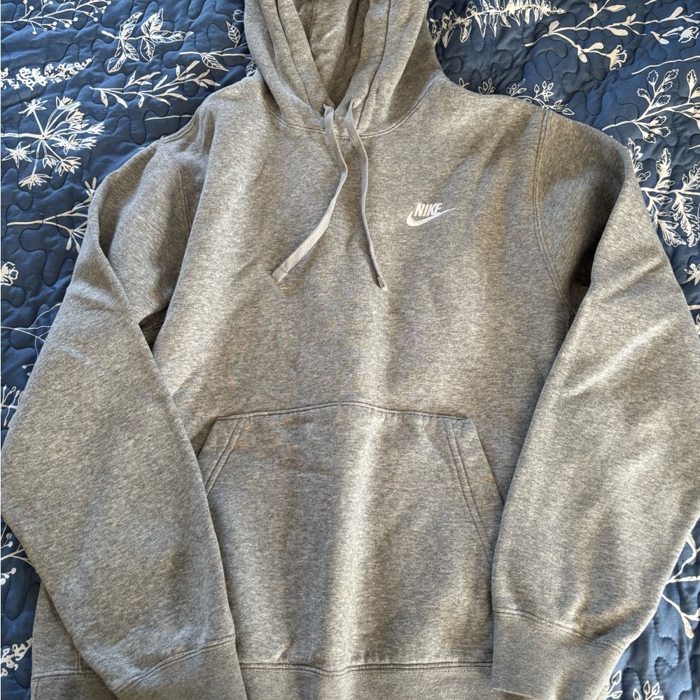 Nike Men's Heather Gray Hoodie